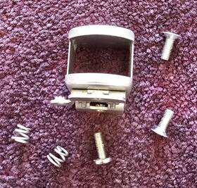 55549490 Teac A-6600 Reel To Playback Head Shield With Mounting Bolts