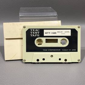 Mtt-112d Teac Mtt-122 Vintage Cassette Test Tape Dolby Level 400mz Japan