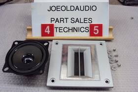 H66ap45-01f Technics Tweeter Cover And Mounting Screws P/n 8 Ohm Tested