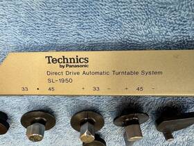 Sl-1700 Technics Ls-1950 Turntable Knobs And Face Sl-1950 Sl-23 Sl-1300 Sl-1500 Sl-1600
