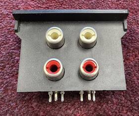 Rs-m228x Technics Qej5028s Line Input And Output Jack Assembly For Cassette Deck