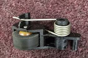 Rs-m228x Technics Qlx1381 Pinch Roller Assembly With Spring For Cassette Deck