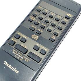 Rak-sl3001p Technics Vintage Cd Player Remote Control Japan Black 5-disc Audio