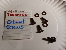 Sa-8000x Technics Receiver Wood Cover Screws Oem Teardown
