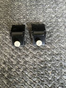 Sfat195-01a Technics Turntable Parts - Dust Cover Hinge Pair See Description For Fit List