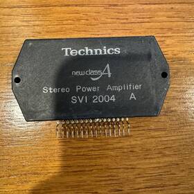 Svi2004 Technics A Stereo Amplifier - Original Pull Out Of Working Unit