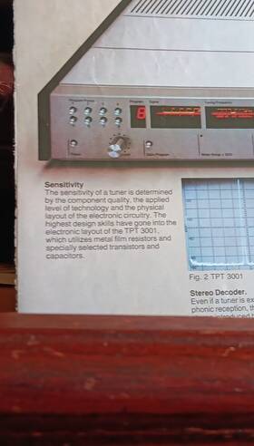 Tpt-3001 Technics Tandberg 3001 Fm Tuner