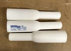 15sc1w Technolux Neon Straight Silicone End Cap Electrode Cover White 15-16 Mil. Lot Of 20