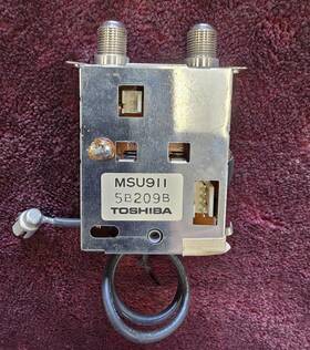 Msu911 Toshiba Vcr Rf Modulator Block Assembly Removed From Working Unit