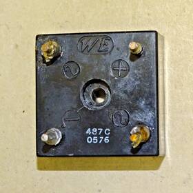 487c Western Electric Type Bridge Diode Good