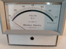 Ks-19654 Western Electric Vintage L3 Dc Meter Volts