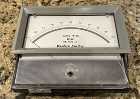 Ks-19850-l2 Western Electric Vintage D.c. Meter Volts