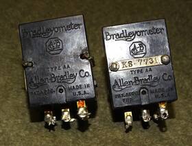 Ks-7731 Western Electric Pair Potentiometers Allen-bradley Aa