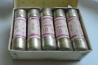 Wy-87 Shawmut Vintage Silver Plated Fuses Dual Element New Old Stock