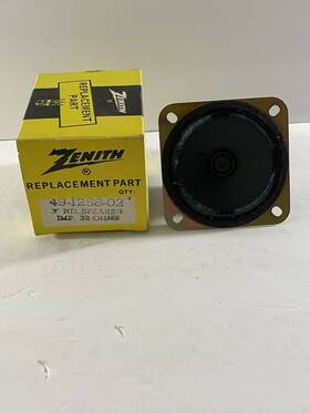49-1258-02 Zenith 49-1096 Vintage Nos 3 Inch Round Speaker Replacement Part - Imp. 32 Ohms