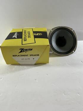 49-1193 Zenith Vintage Nos Replacement Part Speaker