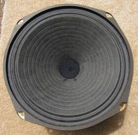 49-1222 Zenith Allegro Single 9.5-10 Inch Woofer Speaker Part Working 14.1 Ohm B