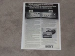 Sony Vfet Amplifier 1975, TA-4650, TA-8650 Article, Page, Ready To Frame. Fixed Price $10.99.