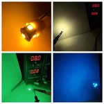 (3)LED Wedge Base LAMP/8V/LR-3030 3030A--LR-5555 910 5555A -lafayette Meter Dial. Fixed Price $8.35.