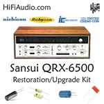 Sansui QRX-6500 Rebuild Restoration Recap Service Kit Repair Filter Capacitor. Fixed Price $185.00.