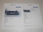 Dual CS-505-4 Turntable Brochure 1990 2 Pages, Specs, Info, Articles. Fixed Price $9.99.