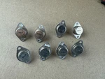 8 Vintage Rca 2N3055 Output Transistors 1976 Used Pulls Tested Guaranteed. Fixed Price $16.00.
