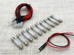 Fisher RS-1060 RS-1050 Replacement Front Led Lamps Bulbs Lights Kit Set. Fixed Price $39.50.