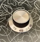 Voice Of Music Record Player 78 45 33 16 Speed Knob Switch 1200 Series Changer. Fixed Price $15.00.