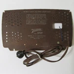 Zenith Model H723Z Chassis 7H04Z Brown Radio Part - Oem Rear Cover + Ac Cord. Fixed Price $17.95.