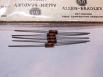 Allen Bradley Carbon Comp Resistors 82K 1/2 Watt 5%. Fixed Price $5.99.