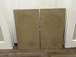 Set Of 2 Advent Large Speakers Pair Grills Original. Fixed Price $99.95.