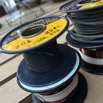 Vintage Spools Of Consolidated Wire Copper Phono Braided Radio Electrical. Fixed Price $24.99.