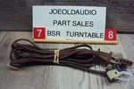 Bsr C123 Turntable Line Cord. Tested. Parting Entire Out. Fixed Price $18.50.