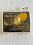 Transcriber Diamond Needle PS-52 Replaces Phillips AG-3306, AG-3310, Walco W-168. Fixed Price $12.00.