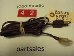 Bsr Turntable Line Cord W/ Socket. Tested. Parting Out C123R1-B-2.. Fixed Price $16.99.