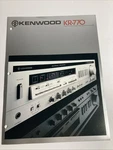 Kenwood KR-770 Am/fm Stereo Receiver 1980 Vintage Original Brochure Very Rare. Fixed Price $22.00.