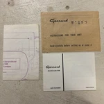 Garrard Synchro Lab 65B Instructions Manual Template Owner's Guide Turntable. Fixed Price $19.00.