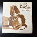 Vintage 70S 80S Koss K-6 Alc Over Ear-cup Stereo Headphones Brown. Fixed Price $11.99.