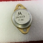 Motorola 2N3613 Pnp Germanium Power Transistor 40V 15A Case TO-3 Nos. Fixed Price $9.95.