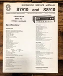 Sherwood S-7910 S-8910 Receiver Service Manual *original*. Fixed Price $24.97.