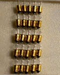 (25) Bayonet #1847 Incandescent Cec LAMPS/6.3V .15A BA9S/MCINTOSH Mc, Mr, Mac. Fixed Price $17.70.