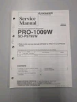 Pioneer 1009W/ SD-P5795W Projection Monitor Receiver Service Manual D-5253. Fixed Price $54.95.