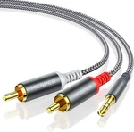 Rca To Aux Cable, (6.6 Feet) 1/8 2-MALE Headphone Jack Adapt. Fixed Price $6.91.