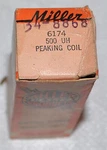 J.w. Miller Part # 6174 500 Uh Radio Peaking Coil Commercial Surplus New. Fixed Price $9.99.