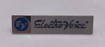 Vtg Electro-voice Small Aluminum Emblem Name Plate 1 7/8" X 3/8" W/pin Back. Fixed Price $14.99.