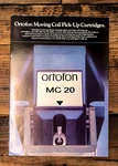 Ortofon MC20 SL20E SL20Q Turntable Cartridge 7PG Dealer Brochure *orig*. Fixed Price $19.97.