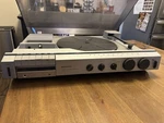 Sanyo Model G1005 Stereo Music System Turntable And Cassette. Fixed Price $250.00.