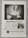 1951 Magazine Advertisement Page Rca Starmaker Microphone Vintage Print. Fixed Price $8.09.