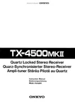 Onkyo TX-4500MK2 Tuner Owners Manual. Fixed Price $22.24.