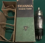 Green Box Print Label Antique Radio Sylvania 12A8G Tube Nos Nib Audio Amplifier. Fixed Price $27.99.